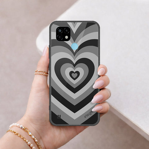 Realme C21 Cover - O'Nation Heartbeat Series - HQ Ultra Shine Premium Infinity Glass Soft Silicon Borders Case