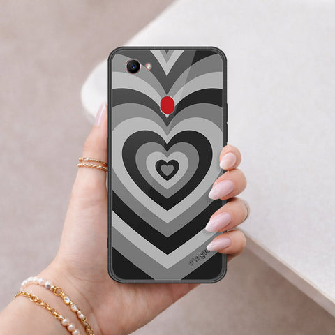 Oppo F7 Cover - O'Nation Heartbeat Series - HQ Ultra Shine Premium Infinity Glass Soft Silicon Borders Case
