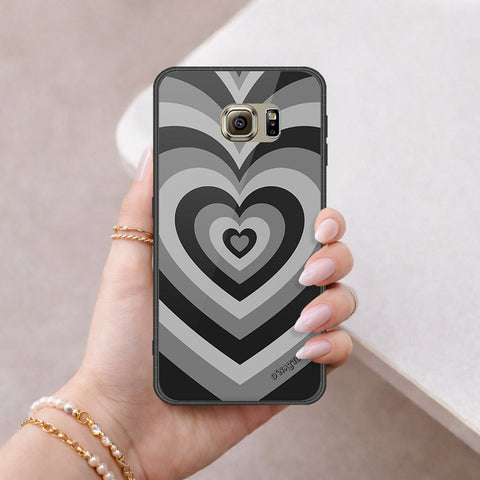 Samsung Galaxy S6 Cover - O'Nation Heartbeat Series - HQ Ultra Shine Premium Infinity Glass Soft Silicon Borders Case