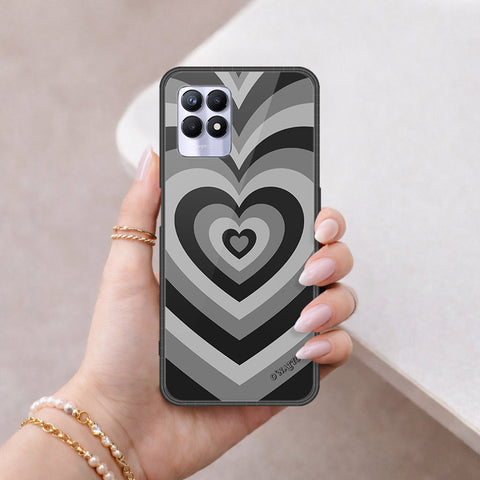 Realme 8i Cover - O'Nation Heartbeat Series - HQ Ultra Shine Premium Infinity Glass Soft Silicon Borders Case