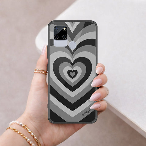 Realme C12 Cover - O'Nation Heartbeat Series - HQ Ultra Shine Premium Infinity Glass Soft Silicon Borders Case
