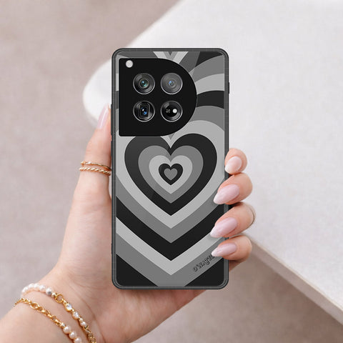 OnePlus 12 Cover - O'Nation Heartbeat Series - HQ Ultra Shine Premium Infinity Glass Soft Silicon Borders Case
