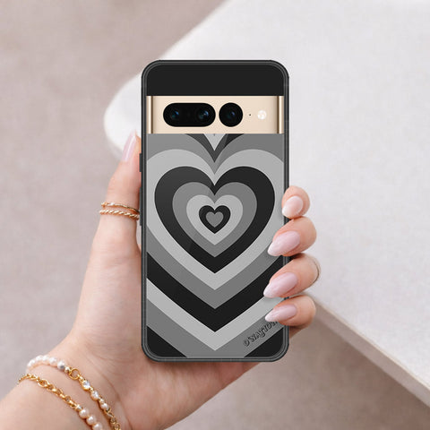 Google Pixel 7 Pro Cover - O'Nation Heartbeat Series - HQ Ultra Shine Premium Infinity Glass Soft Silicon Borders Case