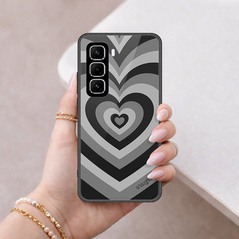 Infinix Hot 50 Pro Plus Cover - O'Nation Heartbeat Series - HQ Ultra Shine Premium Infinity Glass Soft Silicon Borders Case