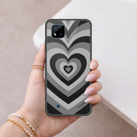 Realme C20A Cover - O'Nation Heartbeat Series - HQ Ultra Shine Premium Infinity Glass Soft Silicon Borders Case