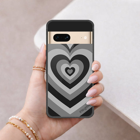 Google Pixel 7 Cover - O'Nation Heartbeat Series - HQ Ultra Shine Premium Infinity Glass Soft Silicon Borders Case
