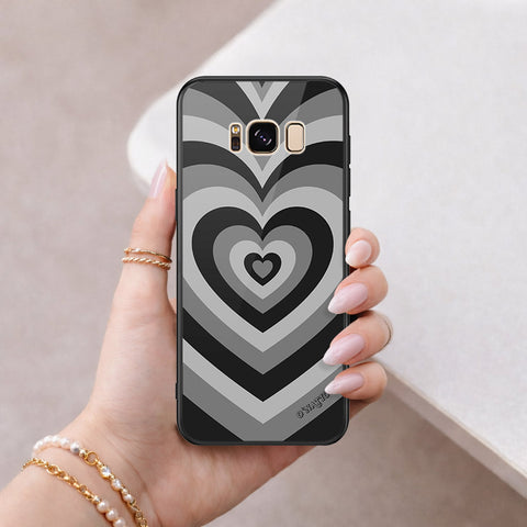 Samsung Galaxy S8 Plus Cover - O'Nation Heartbeat Series - HQ Ultra Shine Premium Infinity Glass Soft Silicon Borders Case