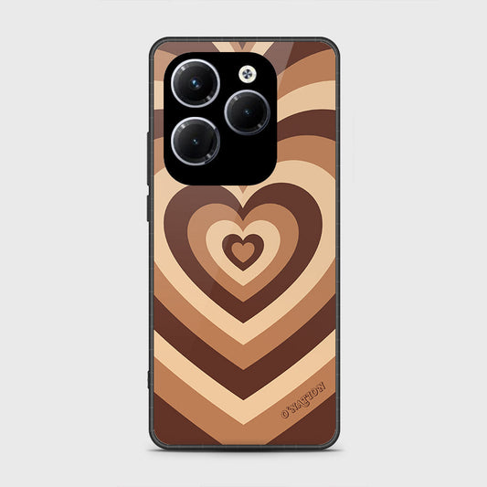 Infinix Hot 40 Pro Cover- O'Nation Heartbeat Series - HQ Ultra Shine Premium Infinity Glass Soft Silicon Borders Case