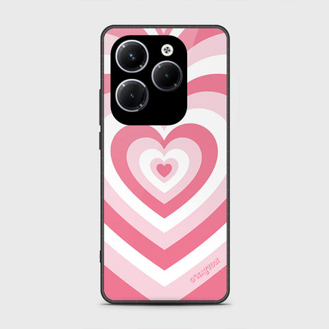 Infinix Hot 40 Pro Cover- O'Nation Heartbeat Series - HQ Ultra Shine Premium Infinity Glass Soft Silicon Borders Case