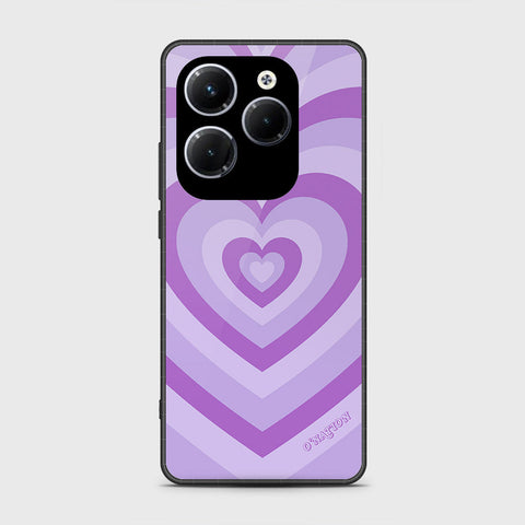 Infinix Hot 40 Pro Cover- O'Nation Heartbeat Series - HQ Ultra Shine Premium Infinity Glass Soft Silicon Borders Case