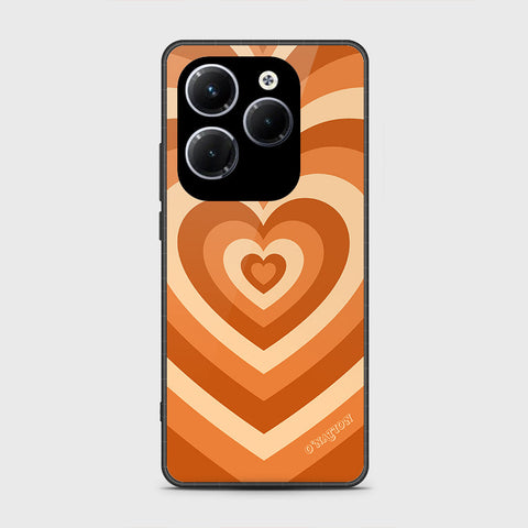 Infinix Hot 40 Pro Cover- O'Nation Heartbeat Series - HQ Ultra Shine Premium Infinity Glass Soft Silicon Borders Case