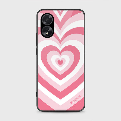 Oppo A18 Cover- O'Nation Heartbeat Series - HQ Ultra Shine Premium Infinity Glass Soft Silicon Borders Case