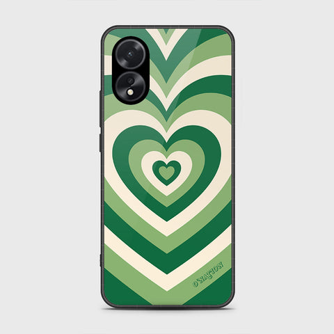 Oppo A18 Cover- O'Nation Heartbeat Series - HQ Ultra Shine Premium Infinity Glass Soft Silicon Borders Case