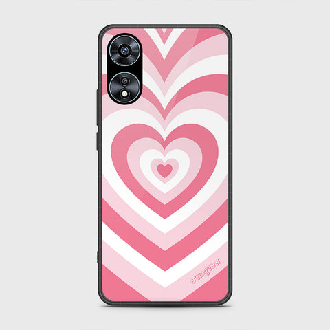 Oppo A78 4G Cover- O'Nation Heartbeat Series - HQ Ultra Shine Premium Infinity Glass Soft Silicon Borders Case (Fast Delivery)