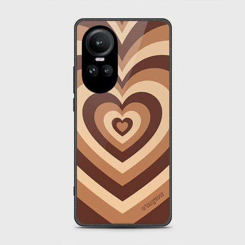 Oppo Reno 10 Pro Cover- O'Nation Heartbeat Series - HQ Ultra Shine Premium Infinity Glass Soft Silicon Borders Case