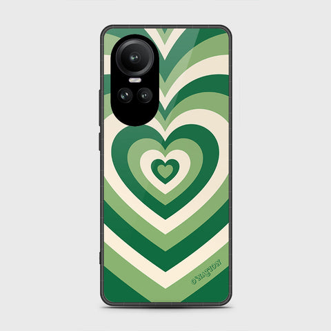 Oppo Reno 10 Pro Cover- O'Nation Heartbeat Series - HQ Ultra Shine Premium Infinity Glass Soft Silicon Borders Case