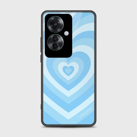 Oppo Reno 11F 5G Cover- O'Nation Heartbeat Series - HQ Ultra Shine Premium Infinity Glass Soft Silicon Borders Case