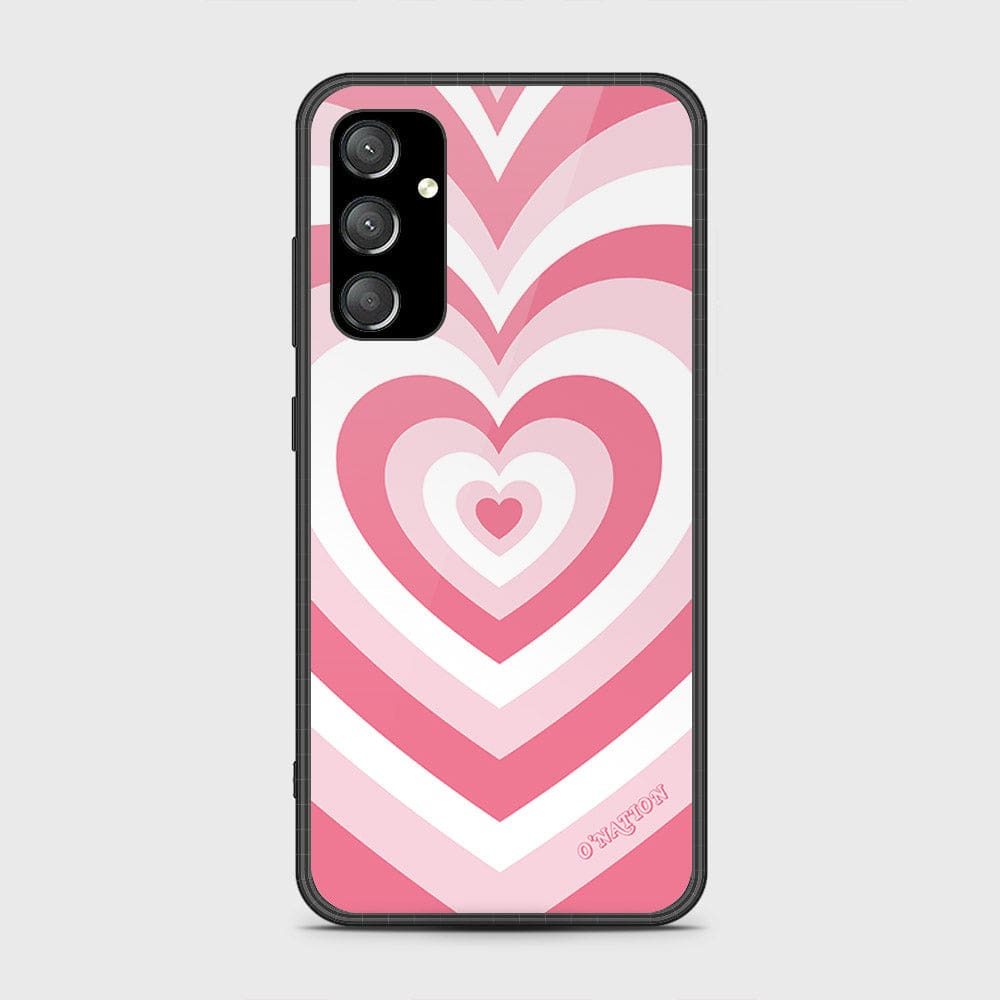 Samsung Galaxy A34 5G Cover- O'Nation Heartbeat Series - Design 20 - HQ Ultra Shine Premium Infinity Glass Soft Silicon Borders Case (Fast Delivery)