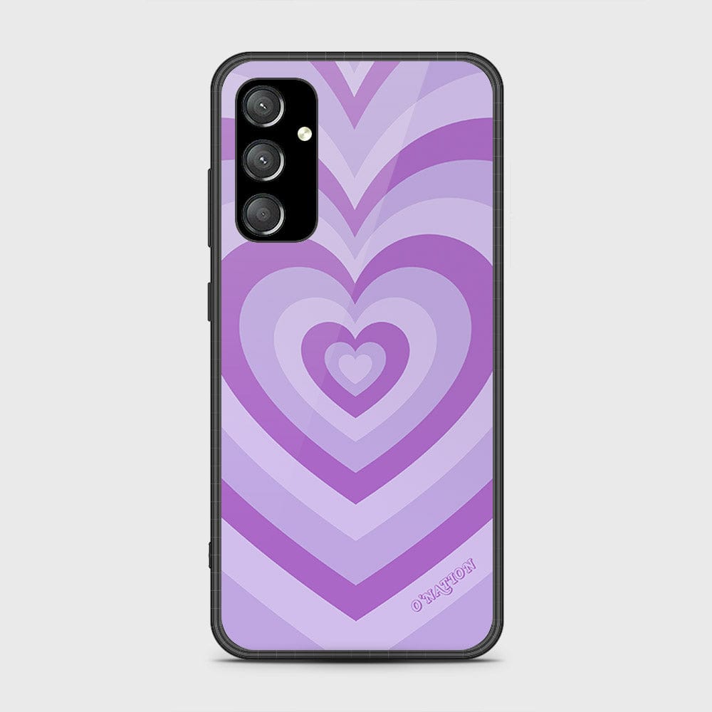 Samsung Galaxy A54 5G Cover- O'Nation Heartbeat Series - HQ Ultra Shine Premium Infinity Glass Soft Silicon Borders Case (Fast Delivery)