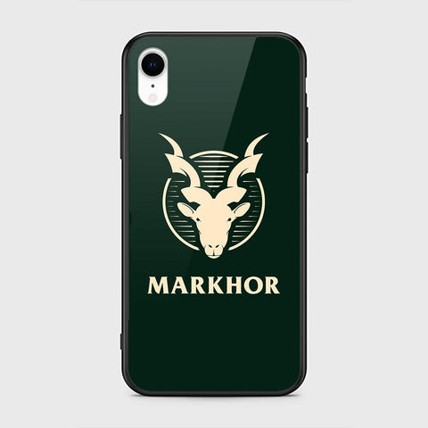 iPhone XR Cover - Markhor Series - D7 - HQ Ultra Shine Premium Infinity Glass Soft Silicon Borders Case ( Fast Delivery )