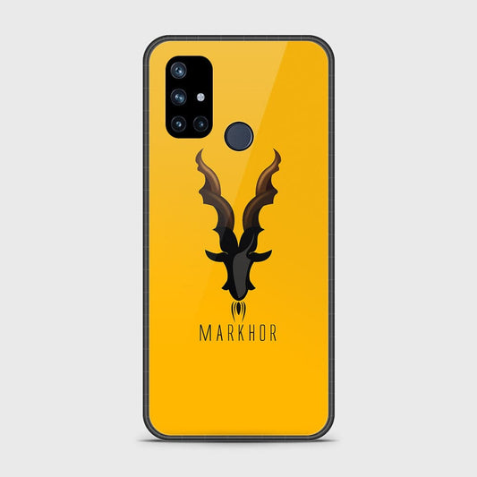 OnePlus Nord N10 5G Cover - Markhor Series - D39 - HQ Ultra Shine Premium Infinity Glass Soft Silicon Borders Case ( Fast Delivery )