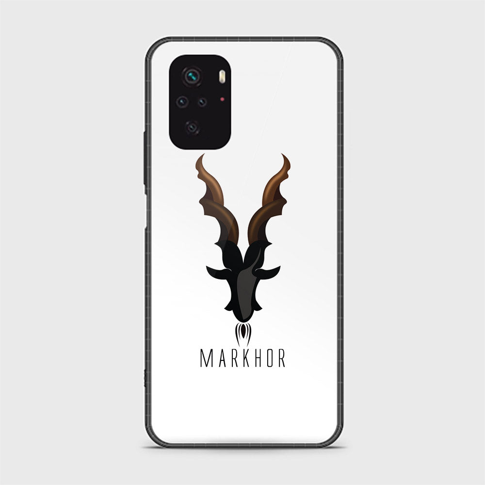 Xiaomi Redmi Note 10 4G Cover - Markhor Series - D38 - HQ Ultra Shine Premium Infinity Glass Soft Silicon Borders Case ( Fast Delivery )