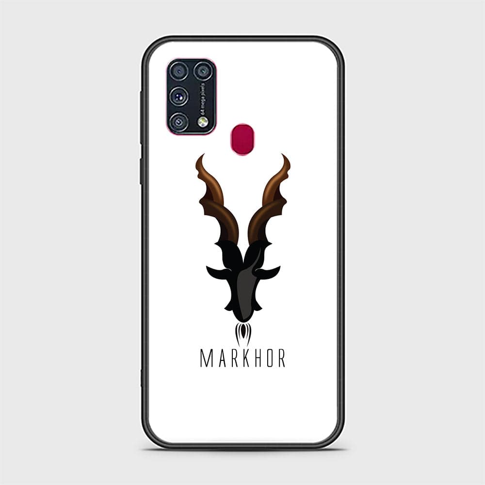 Samsung Galaxy M31 Cover - Markhor Series - HQ Ultra Shine Premium Infinity Glass Soft Silicon Borders Case (Fast Delivery)