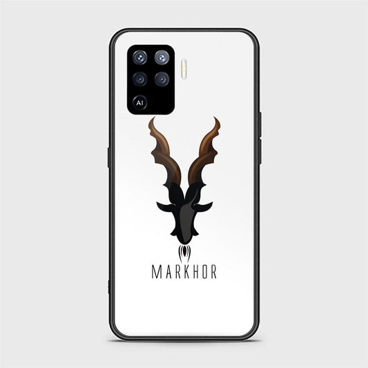 Oppo A94 Cover - Markhor Series - D4 - HQ Ultra Shine Premium Infinity Glass Soft Silicon Borders Case ( Fast Delivery )