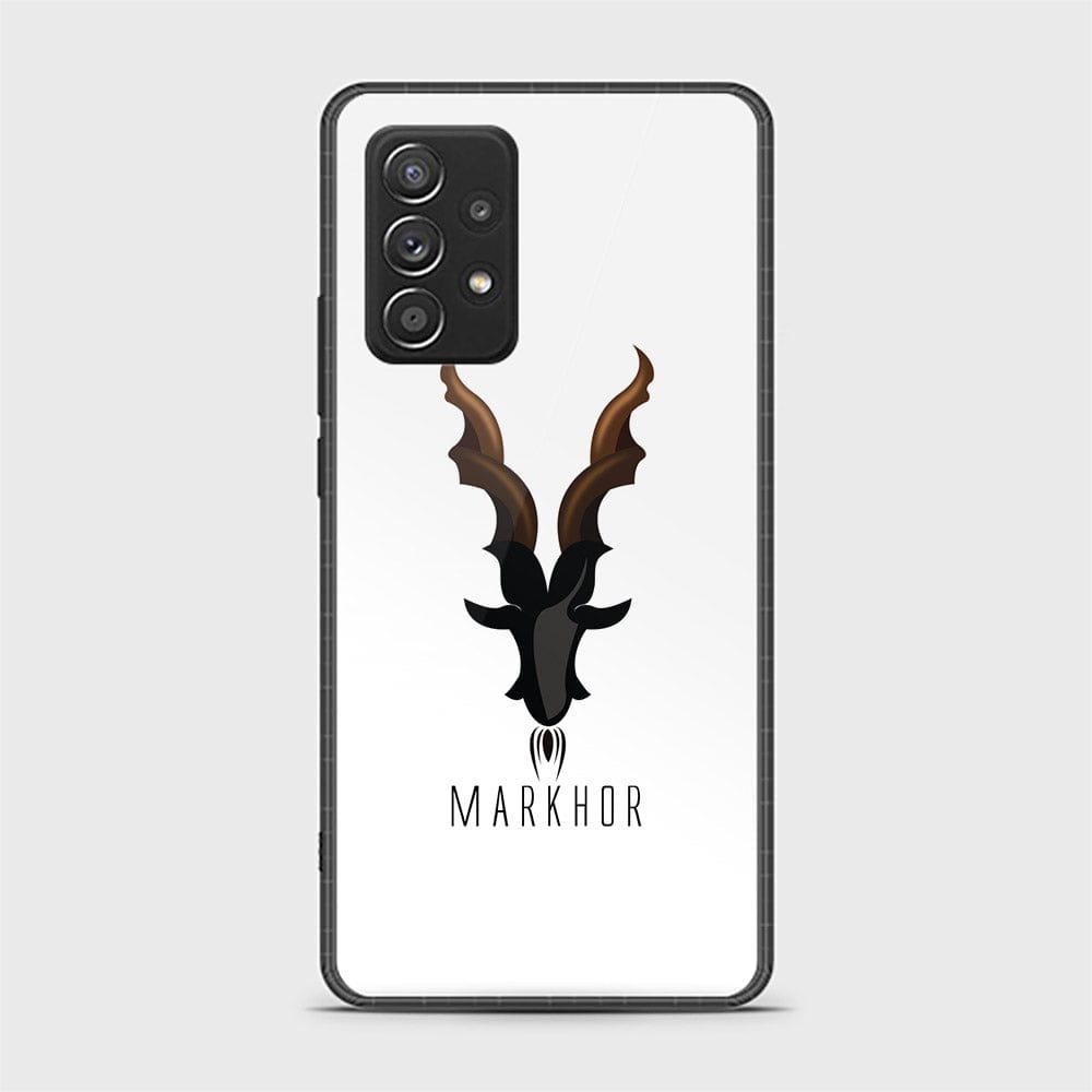 Samsung Galaxy A52 Cover - Markhor Series - HQ Ultra Shine Premium Infinity Glass Soft Silicon Borders Case (Fast Delivery)