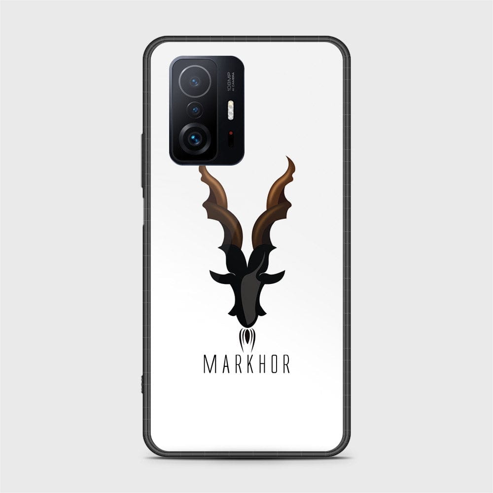 Xiaomi 11T Pro Cover - Markhor Series -D9 - HQ Ultra Shine Premium Infinity Glass Soft Silicon Borders Case ( Fast Delivery )