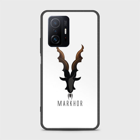 Xiaomi 11T Cover - Markhor Series -D9 - HQ Ultra Shine Premium Infinity Glass Soft Silicon Borders Case ( Fast Delivery )