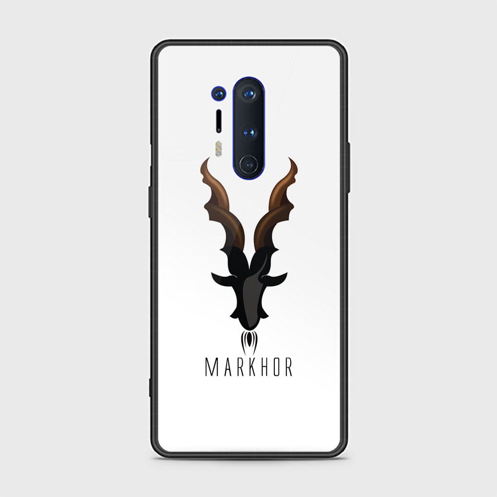 OnePlus 8 Pro Cover - Markhor Series - HQ Ultra Shine Premium Infinity Glass Soft Silicon Borders Case (Fast Delivery)