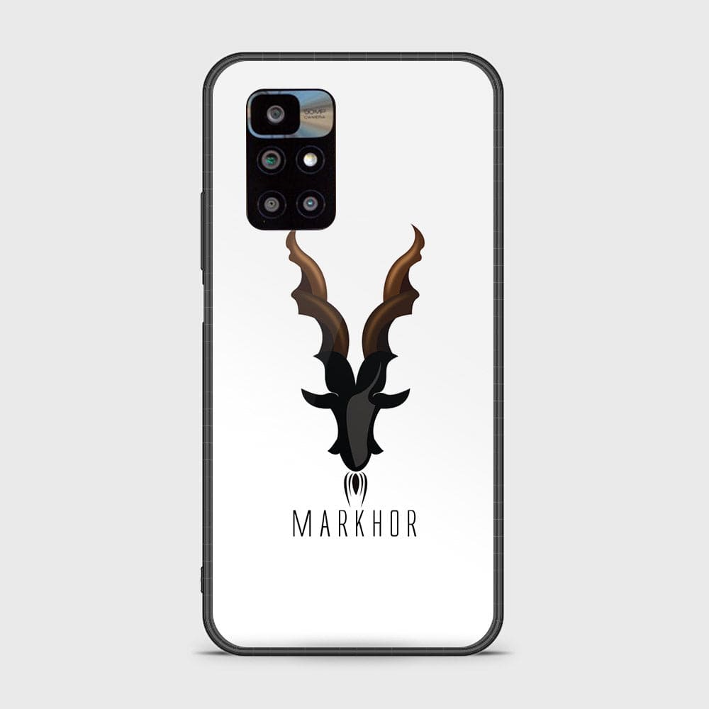 Xiaomi Redmi 10 Cover - Markhor Series - HQ Ultra Shine Premium Infinity Glass Soft Silicon Borders Case ( Fast Delivery )