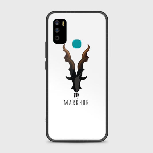 Infinix Hot 9 Play Cover - Markhor Series - D43 - HQ Ultra Shine Premium Infinity Glass Soft Silicon Borders Case ( fast Delivery )