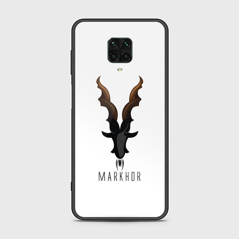 Xiaomi Redmi Note 9 Pro Cover - Markhor Series - D45 - HQ Ultra Shine Premium Infinity Glass Soft Silicon Borders Case ( Fast Delivery )
