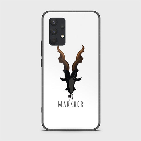 Samsung Galaxy A32 Cover - Markhor Series - D12 - HQ Ultra Shine Premium Infinity Glass Soft Silicon Borders Case ( Fast Delivery )