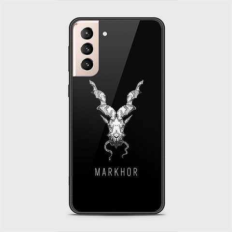 Samsung Galaxy S21 Plus 5G Cover - Markhor Series - HQ Ultra Shine Premium Infinity Glass Soft Silicon Borders Case (Fast Delivery)
