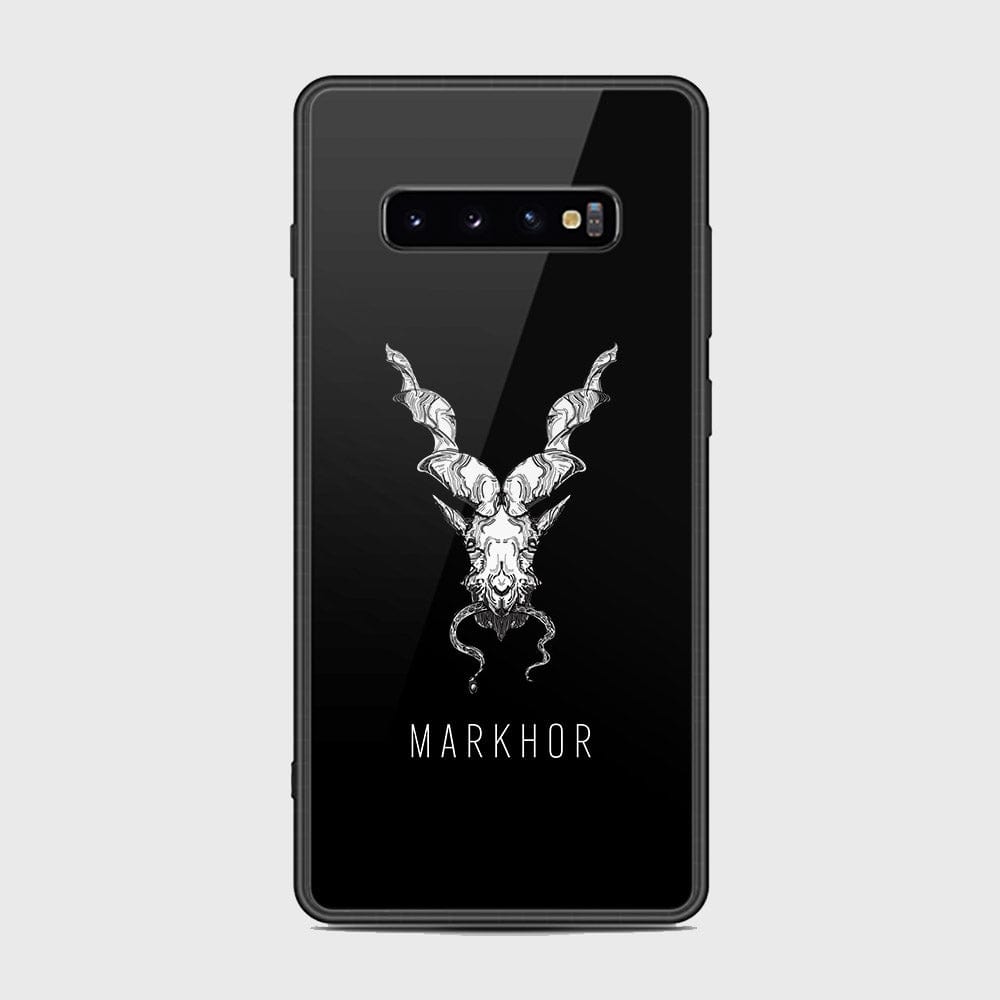 Samsung Galaxy S10 Plus Cover - Markhor Series - HQ Ultra Shine Premium Infinity Glass Soft Silicon Borders Case (Fast Delivery)