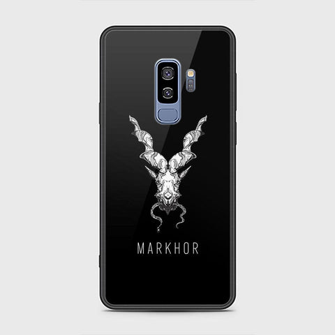 Samsung Galaxy S9 Plus Cover - Markhor Series - HQ Ultra Shine Premium Infinity Glass Soft Silicon Borders Case (Fast Delivery)