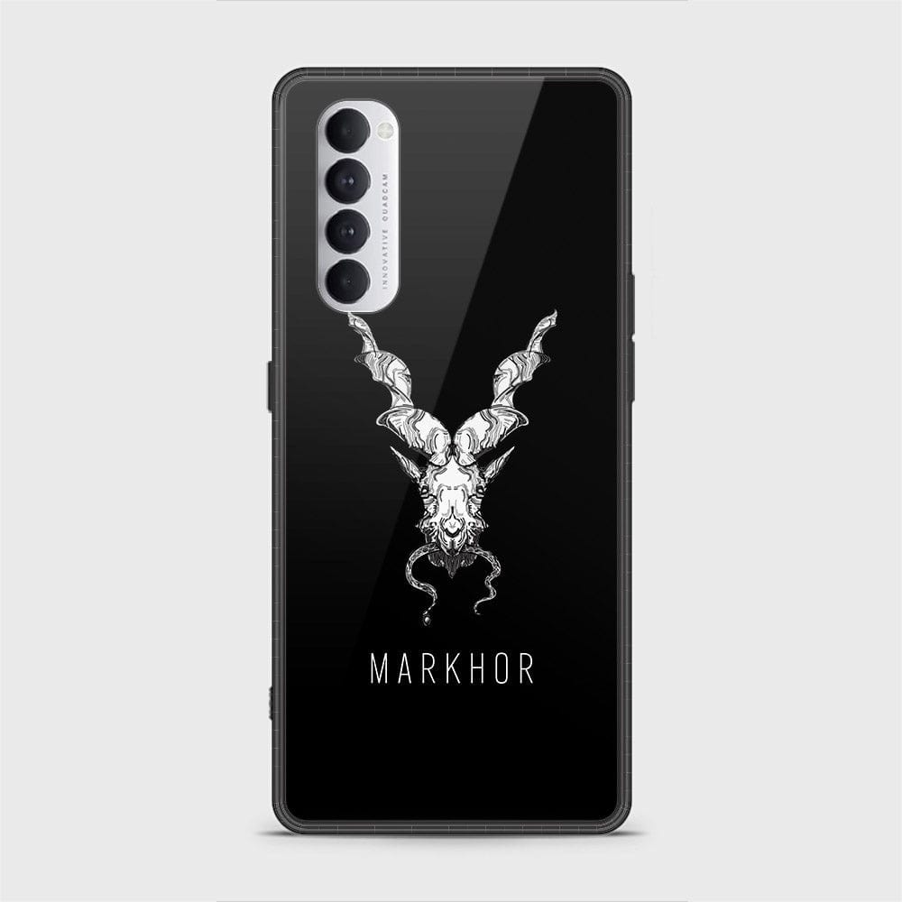 Oppo Reno 4 Pro Cover - Markhor Series - D44 - HQ Ultra Shine Premium Infinity Glass Soft Silicon Borders Case ( Fast Delivery )