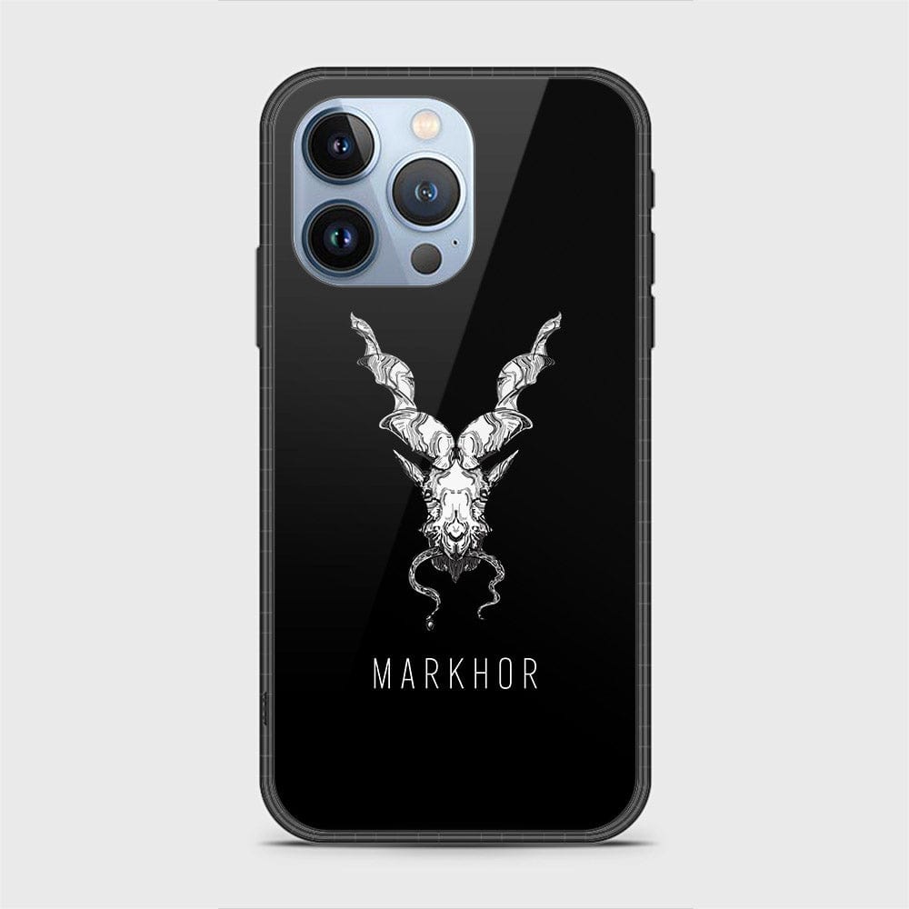 iPhone 13 Pro Cover - Markhor Series - D45 - HQ Ultra Shine Premium Infinity Glass Soft Silicon Borders Case ( Fast Delivery )