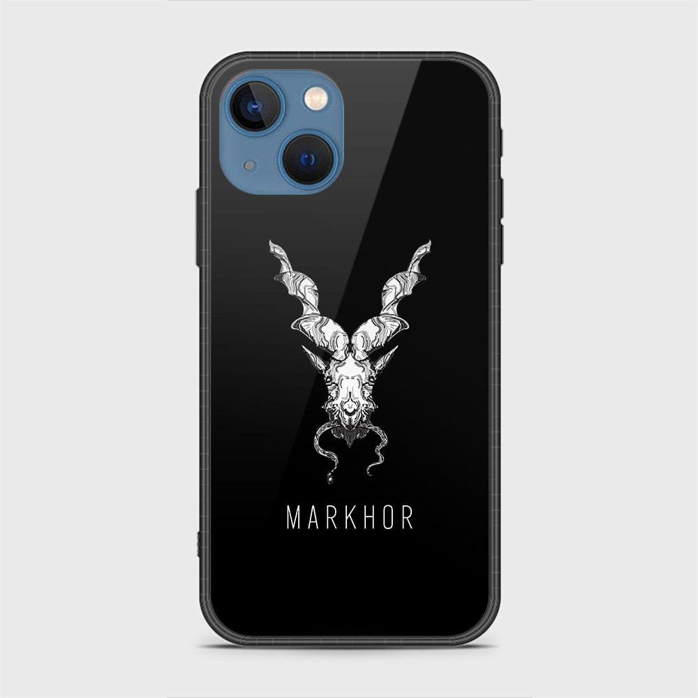 iPhone 13 Cover - Markhor Series - HQ Ultra Shine Premium Infinity Glass Soft Silicon Borders Case ( Fast Delivery )