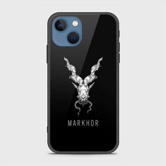 iPhone 13 Cover - Markhor Series - HQ Ultra Shine Premium Infinity Glass Soft Silicon Borders Case ( Fast Delivery )