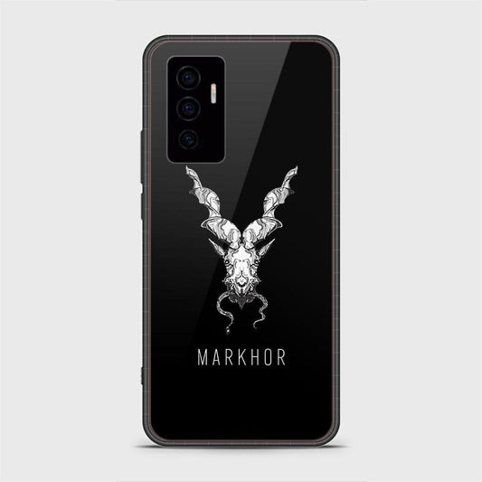 Vivo V23e Cover - Markhor Series - Design 46 - HQ Ultra Shine Premium Infinity Glass Soft Silicon Borders Case ( Fast Delivery )