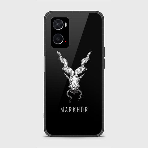 Oppo A76 Cover - Markhor Series - D379 - HQ Ultra Shine Premium Infinity Glass Soft Silicon Borders Case ( Fast Delivery )