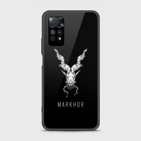 Xiaomi Redmi Note 11 Cover - Markhor Series - HQ Ultra Shine Premium Infinity Glass Soft Silicon Borders Case (Fast Delivery) (SU)