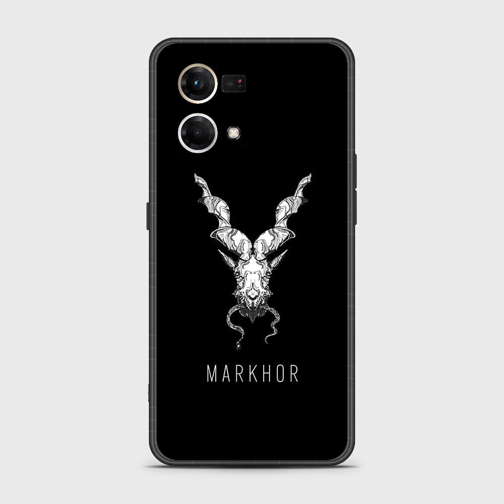 Oppo Reno 7 4G Cover - Markhor Series - D9 - HQ Ultra Shine Premium Infinity Glass Soft Silicon Borders Case ( Fast Delivery )