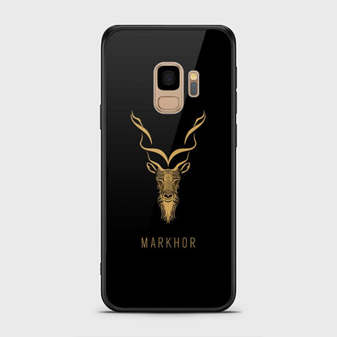Samsung Galaxy S9 Cover - Markhor Series - ( D20 ) HQ Ultra Shine Premium Infinity Glass Soft Silicon Borders Case ( Fast Delivery )