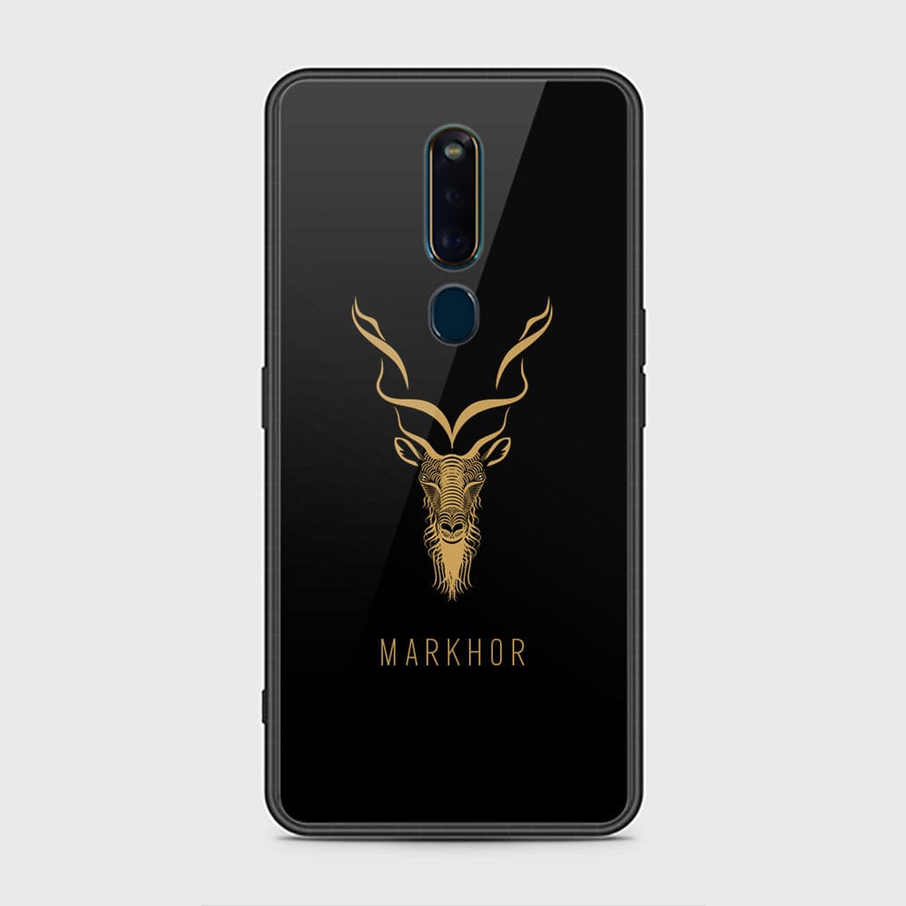 Oppo F11 Pro Cover - Design 41 - Markhor Series - HQ Ultra Shine Premium Infinity Glass Soft Silicon Borders Case (Fast Delivery)