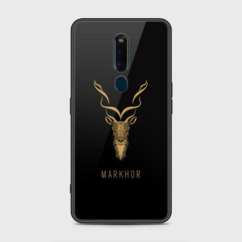 Oppo F11 Pro Cover - Design 41 - Markhor Series - HQ Ultra Shine Premium Infinity Glass Soft Silicon Borders Case (Fast Delivery)